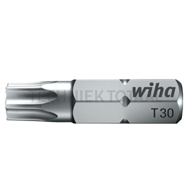 WIHA Bit - 76001720, 1720, 01720 | Grootte aandrijving: T27 mm/inch | Lengte: 25 mm