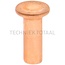 GRANIT Klinknagel, koper, Vpe100, 100 stuks - 4877338B 03X081118460, 01118460 | Borings-Ø: 3 mm | Lengte: 8 mm | d2: 5,5 mm | K: 0,8 mm | e: 1,5 mm | Materiaal: Staal | DIN: 7338-B