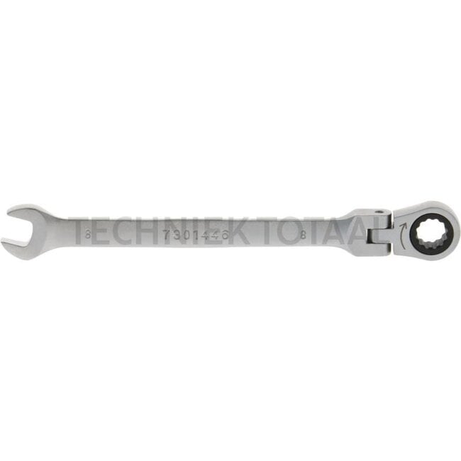 GRANIT BLACK EDITION Jointed ratchet spanner 8 mm - 5034808