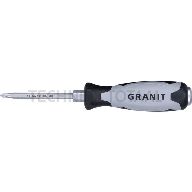 GRANIT BLACK EDITION Screwdriver with striking cap - 000007301477, 0000007301477