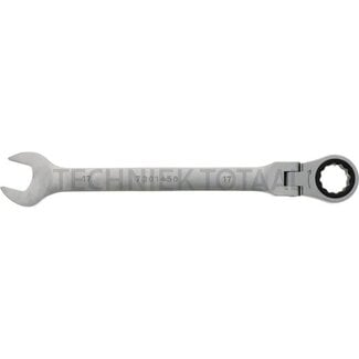 GRANIT BLACK EDITION Jointed ratchet spanner 17 mm