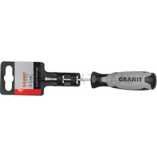 GRANIT BLACK EDITION Slotted screwdriver, 3 mm