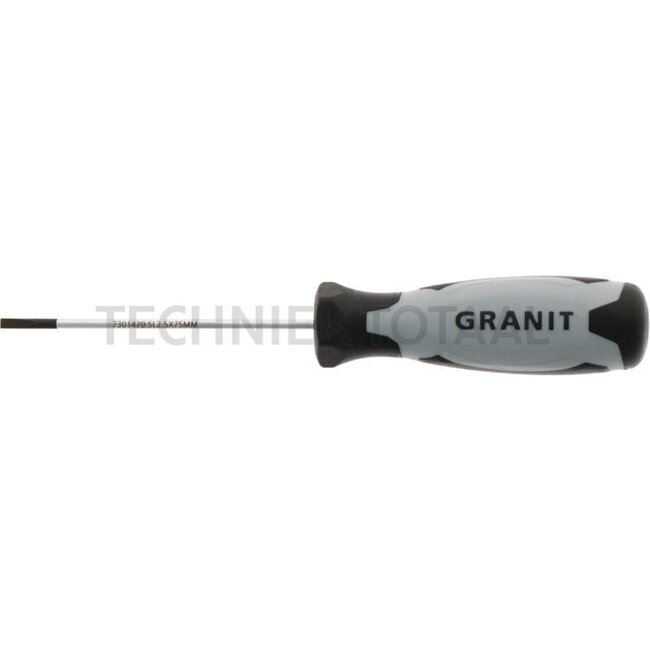 GRANIT BLACK EDITION Slotted screwdriver, 2.5 mm - 000007301470, 0000007301470