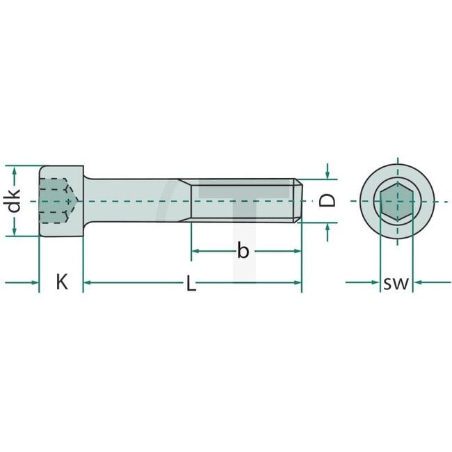 GRANIT Cylinder head bolt VA M12x40 DIN 912