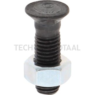 GRANIT Pack of 25 plough bolts M12x40 DIN11014 With nut - 25 pcs.