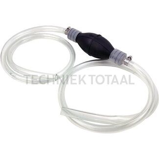 GRANIT Hand-Umfüllpumpe Flüssigkeiten und Kraftstoffe, PVC Schlauch 2x 81,5 cm