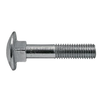 GRANIT Schlossschrauben M8 x 45 mm DIN 603, Stahl 8.8 galvanisiert - 50 Stück