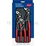KNIPEX Waterpomptangenset 3-delig met fijnafstelling en klembescherming
