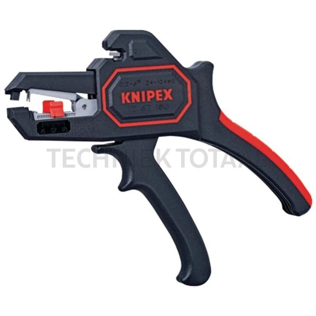 KNIPEX Zelfinstellende afstriptang 0,2 - 6 mm², 180 mm
