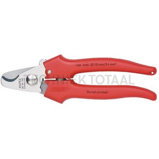 KNIPEX Kabelschere 165 mm, Leitungen bis Ø 10 mm