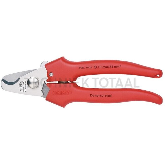 KNIPEX Cable shears 165 mm, electrical cables up to Ø 10 mm