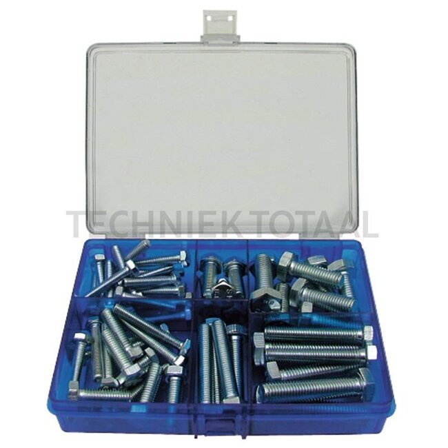 GRANIT Hexagon head bolt assortment 53 pcs. - 10045
