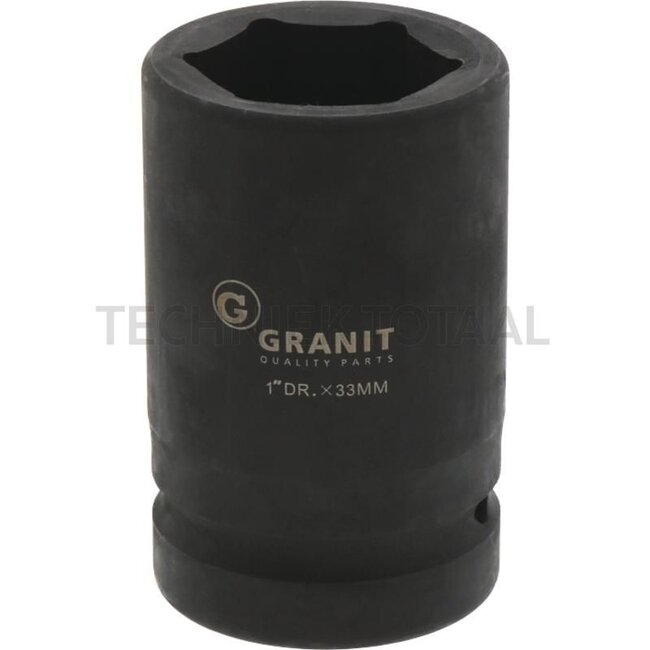 GRANIT BLACK EDITION 1" socket, 33 mm