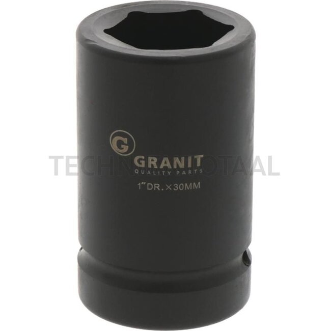 GRANIT BLACK EDITION 1" dop, 30 mm - Sleutelmaat 30 mm, Shop-artikel: Nee - 7309940 | Sleutelmaat: 30 mm