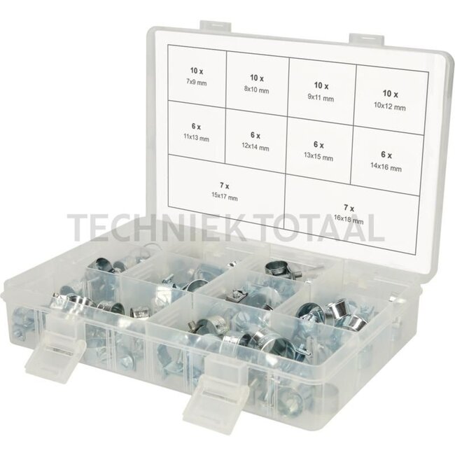 KS Tools Sortiment Mini Schlauchklemmen, 970.0770 - 970.0770 - Referentienr.: 970.0770