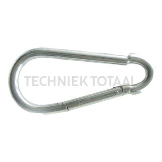 GRANIT Karabijnhaak Ø 10 mm, breedte 100 mm, draagvermogen 350 kg, C-DIN 5299