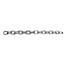 Chain thickness 3 mm, A 16 mm, B 12 mm, galvanized - 10 meter