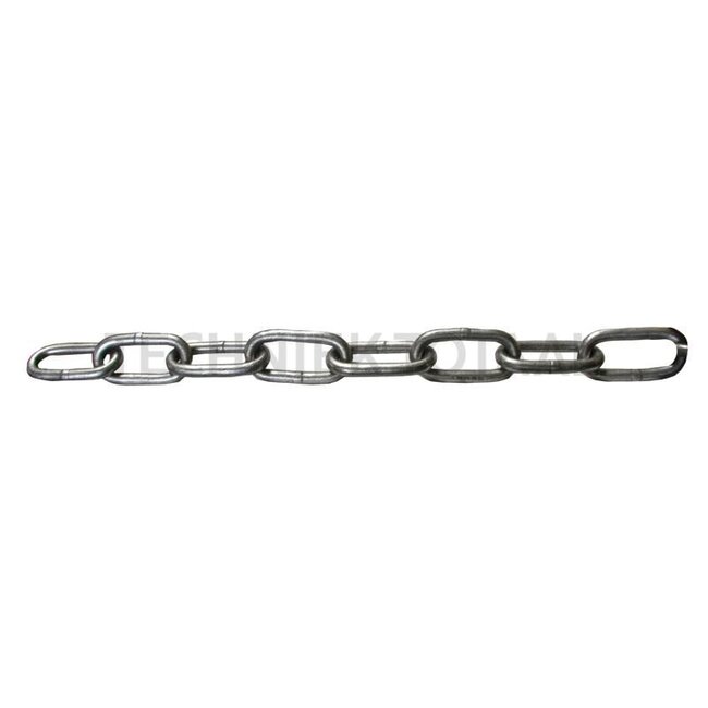 GRANIT Ketting 10 m - 460G0601B30300/10 | Dikte (mm): 6 | A (mm): 42 | B (mm): 24 | Materiaal: Staal | Oppervlakte: verzinkt | DIN: 5685 | Kwaliteitsklasse: galvanisch verzinkt