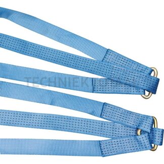 Lashing strap for 1 round bale