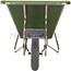 MATADOR Wheelbarrow Noka 160l, puncture proof pannensicher mit Polypropylen Mulde