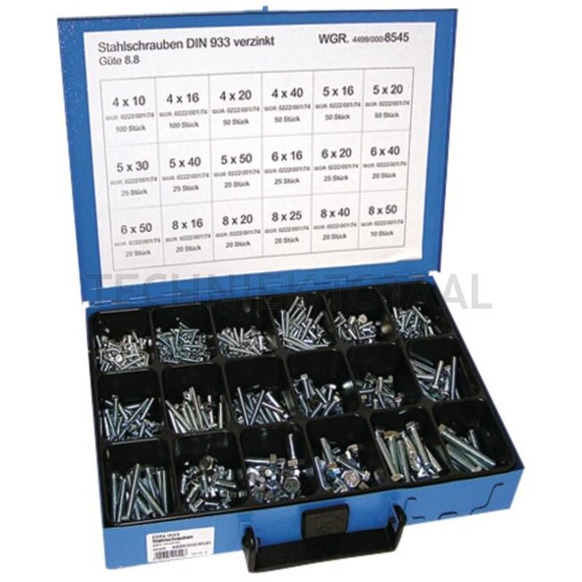 GRANIT Steel bolt assortment