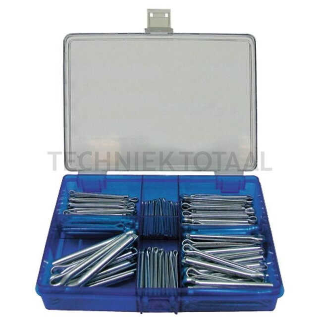 GRANIT Split pin assortment Galvanised, approx. 200 pcs. - 10005