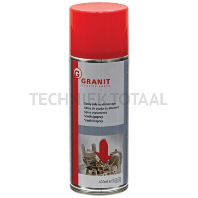 GRANIT Starting aid spray Cold starter for all diesel and petrol engines, protects battery and engine, provides reliable cold starting even at low temperatures. Economical, easy and wear-saving ignition. - 320320004-1