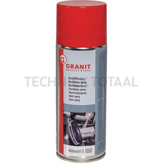 GRANIT Starthilfe-Spray Kaltstarter für alle Diesel- und Benzinmotoren, schont Batterie und Motor, bietet einen sicheren Kaltstart auch bei tiefen Temperaturen. Wirtschaftlich in der Anwendung, leichter und schonender Zündvorgang.