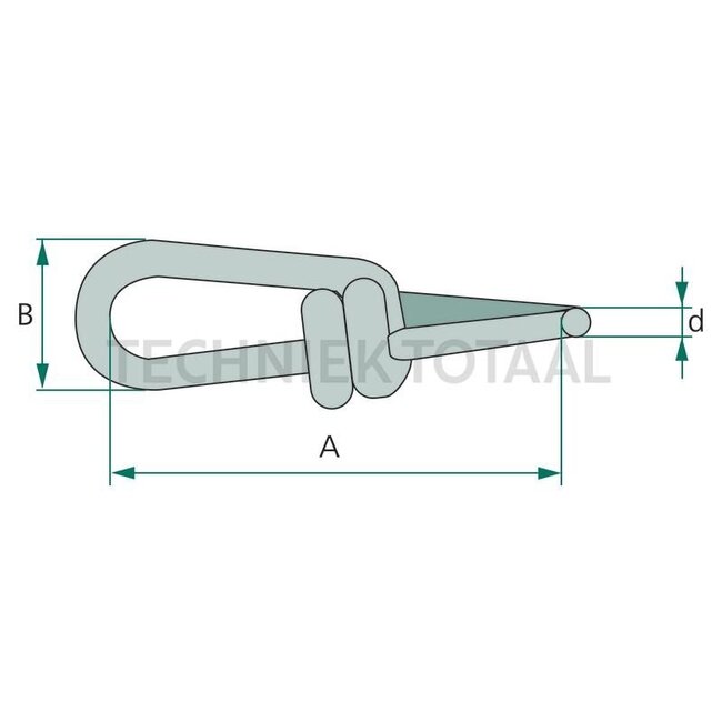 GRANIT Kette Stärke 2 mm, A 28 mm, B 9 mm, Edelstahl V4A - 1 Meter