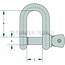 GRANIT D-lock straight 3/8 inch, pin-Ø 10 mm, load capacity 0,3 ton
