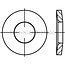 GRANIT Spanschijf - 485679606 | d1 (mm): 18 | d2 (mm): 42 | Dikte (mm): 4,5 | DIN: 6796 | Kwaliteitsklasse: mechanisch verzinkt, geel