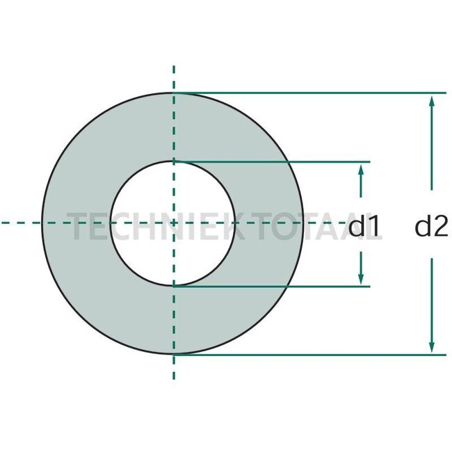 Mudguard washer - 10 pcs.