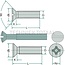 GRANIT Countersunk screw M6x35 DIN 7991