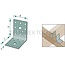 GRANIT Winkelanker 90°, 70 x 70 x 55 x 2,5 mm, Stahl