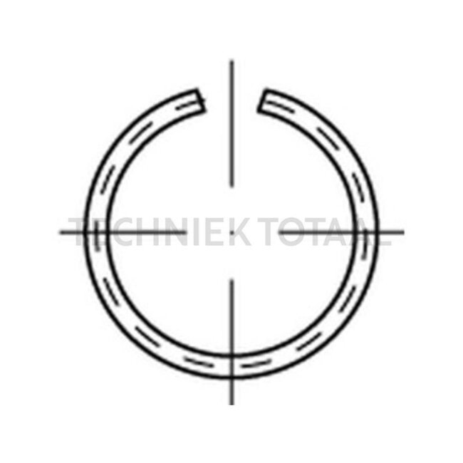 GRANIT Borgring voor as DIN 7993 A