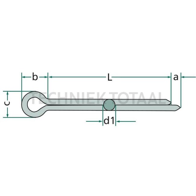 GRANIT Splinte Stahl Ø 2,5 x 32 mm DIN 94 - 100 Stück