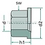 GRANIT Vlakke kraagmoer M16x1,5 - 48574361 B16X1.5 | DIN: 74361B | Ø D (mm): 16 | Materiaal: Staal | Kwaliteitsklasse: 10.9 | Type: Vlakke kraagmoer | Spoed: 1,5 | d2 (mm): 29 | Draad: M16 | Hoogte (mm): 18 | Aantal per doos: 100 | Sleutelmaat (mm): 24 | Borgmoe