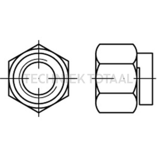 GRANIT Thermag hexagon nut M10 x 1,5, DIN 88105, wrench size 14 mm, steel