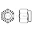 GRANIT Thermag hexagon nut M10 x 1,5, DIN 88105, wrench size 14 mm, steel