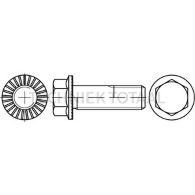 GRANIT Hexagon head bolt M8x12 DIN 88913