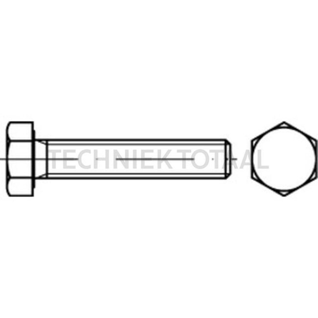 GRANIT Hexagon head bolt M4x40 DIN 933