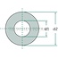GRANIT Sluitringen M5 DIN 125, 5,3 x 10 x 1 mm verzinkt - 100 stuks