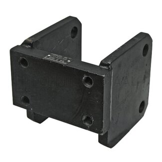Scharmüller Adapterplaat gatenpatroon 80x140 mm - zwart - Categorie: Komponenten und Sonderlösungen