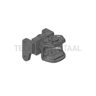 Scharmüller Manual hitch removable, coupling pin 31 mm, rail width 147 mm