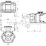 Scharmüller Train mouth non-automatic pin coupling (31mm) - H138506060021