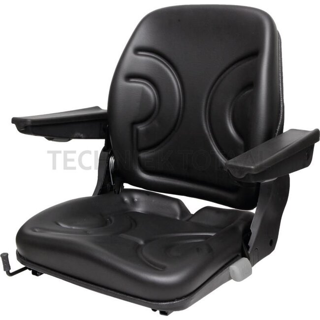 GRANIT Bovendeel zitting PVC - 240920065, STPLUSFSV1BLACKPVC | Technische gegevens: inclusief verstelbare armleuning | Bekledingstype: PVC