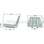 GRANIT Zitting - 24000033 | Passend voor: Heftruck, Oogstmachines, o.a. | Technische gegevens: • Met lengteverstelling: 250 mm, • Geleiding 180 mm | Bekledingstype: PVC | Zittingbreedte: 490 mm | Omschrĳving: met lengteverstelling, 250 mm, PVC-bekleding