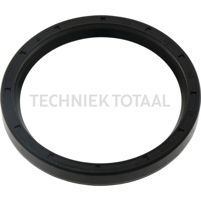 GRANIT Afdichtring links, voor hefas - 71804026, 1173042, 2934714, 02934714, 1002119B, 01002119B, 01173042 | Afmetingen: 75 x 90 x 10 mm | Materiaal: NBR