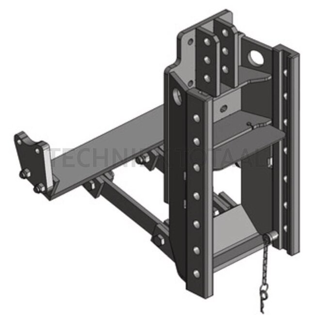 Scharmüller Trekhaakframe standaard - 77700135040-A02 | Passend voor: Mercedes Benz | Serie: MB-Trac BR 440 | Categorie: Lagerböcke | Uitvoering: Standard | Kleur: zwart | D-waarde: 63 kN | Geleidebreedte: 32 mm | Railbreedte: 330 mm | Oplegdruk: 2500 kg | Vergrendel