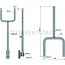 GRANIT Mirror bracket - 6549900012 | Ø: 16 mm | Installation location: Tube 16 mm
